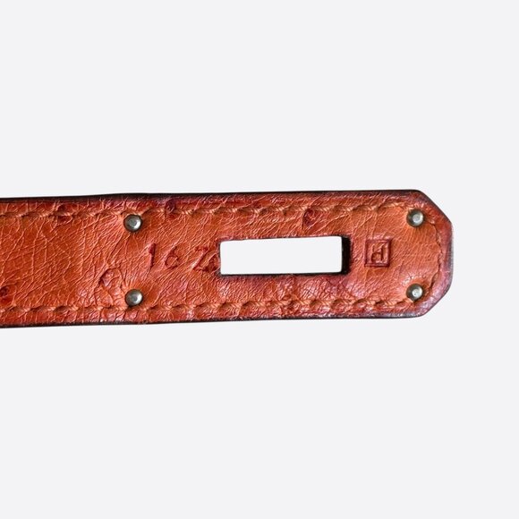 Hermes Brown Ostrich Birkin 35 - Picture 8 of 8